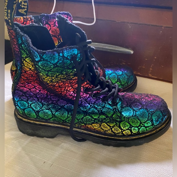 Dr. Martens Shoes - Dr. Martens Pascal Metallic Boots Womens Size 5